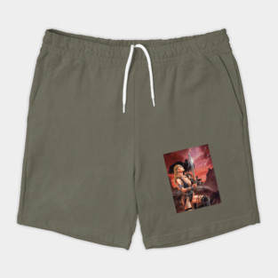 Fantasy Artwork - Red Sonya Shorts