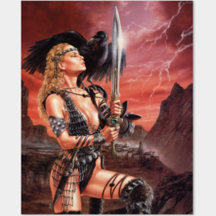 Fantasy Artwork - Red Sonya Posters and Art