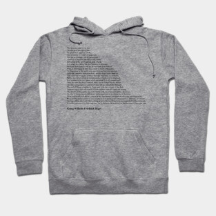 Hegel Quotes Hoodie