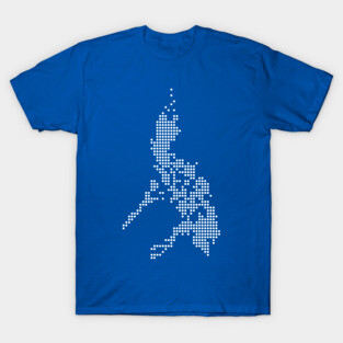 Philippines Digital Map T-Shirt