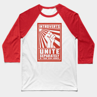Introverts Unite Baseball T-Shirt