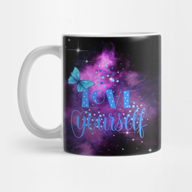 Love Yourself, Motivational, Positivity, Inspirational Quote Design by BirdsnStuff