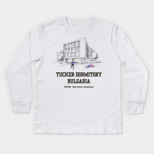 Tucker Dormitory Bulgaria Kids Long Sleeve T-Shirt