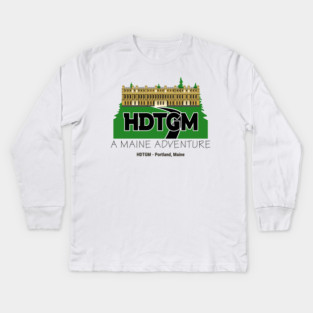 A Maine Adventure Kids Long Sleeve T-Shirt