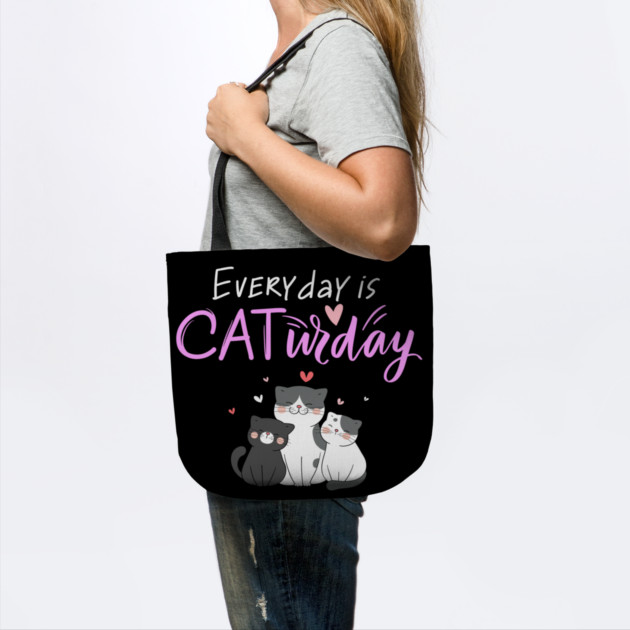 Everyday Is Caturday Quote For Cat Lovers by BirdsnStuff