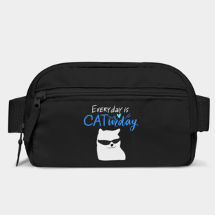 Everyday Is Caturday Quote For Cat Lovers Bag