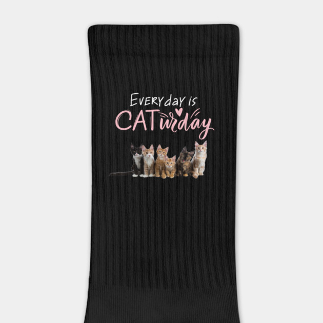Everyday Is Caturday Quote For Cat Lovers by BirdsnStuff