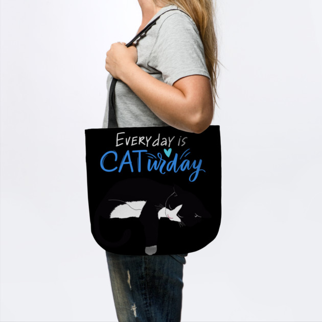 Everyday Is Caturday Quote For Cat Lovers by BirdsnStuff