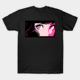 Japanese Anime Girl Vaporwave Waifu T-Shirt