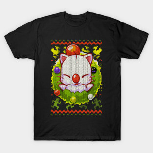 Cute Moogle Final Fantasy - Christmas Ugly Sweater T-Shirt