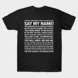 Loki Quotes T-Shirt