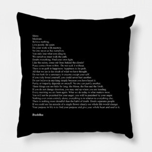 Buddha Quotes Pillow