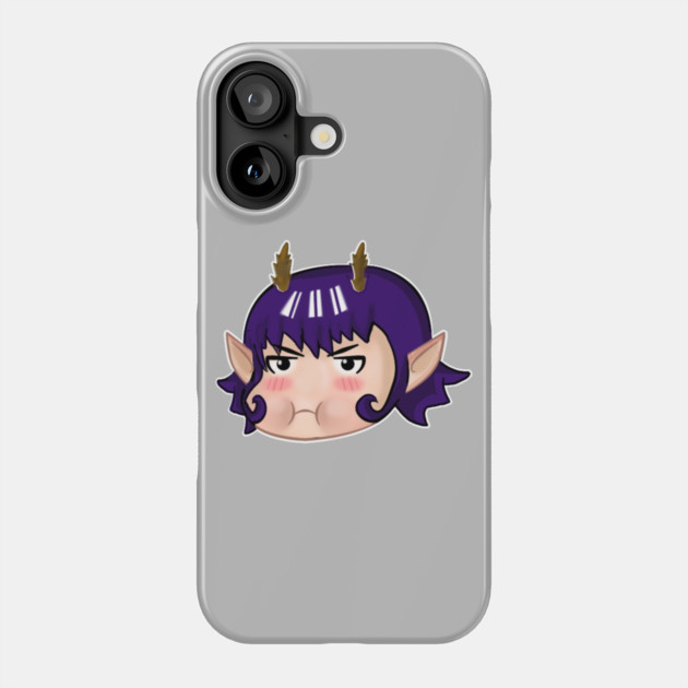 POUTING DEMON GIRL Phone Case by droidmonkey