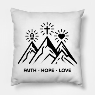 Faith Hope Love Pillow