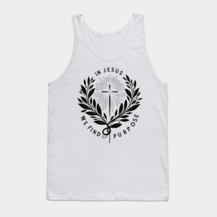 In Jesus We Find Purpose Tank Top