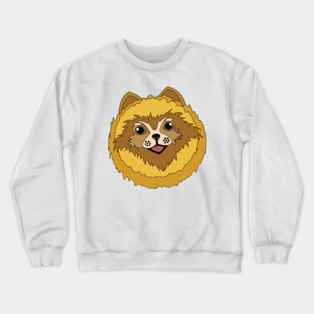 Pomeranian Crewneck Sweatshirt by DickinsonDesign