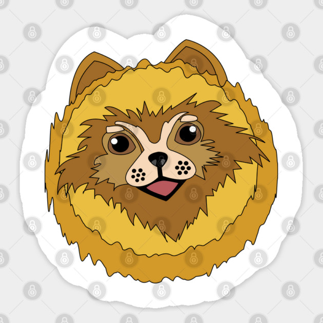 Pomeranian Sticker by DickinsonDesign