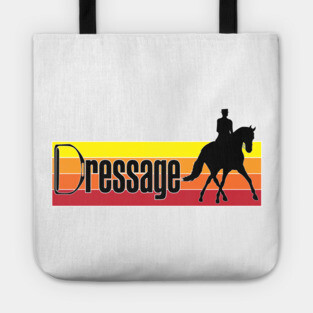 Retro Dressage Tote