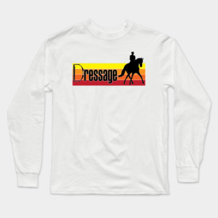 Retro Dressage Long Sleeve T-Shirt