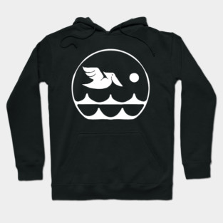 Drift White Circle Pelican Hoodie