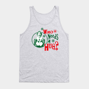 Who Needs A Hug? Buddy The Elf Lts Tank Top