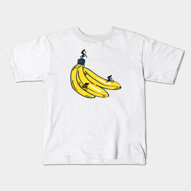 Banana Bike Park Kids T-Shirt by RIDECAMP