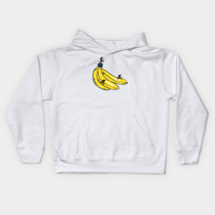 Banana Bike Park Kids Hoodie