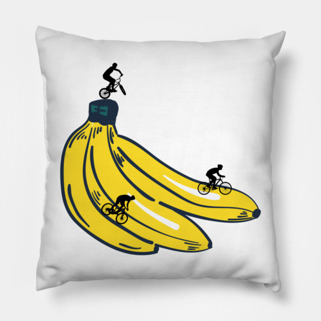 Banana Bike Park Pillow by RIDECAMP