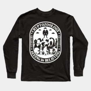Cryptozoology Cryptids Long Sleeve T-Shirt