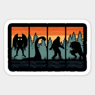 Cryptid Vintage Sticker