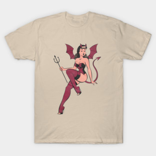 Lowbrow Devil Woman Gertrude T-Shirt