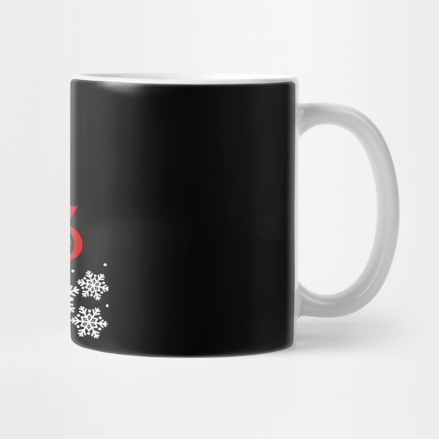 Merry Christmas Snowflakes Santa Hat Design by BirdsnStuff