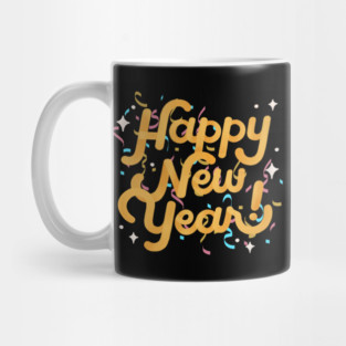 Happy New Year Confetti 2024 Mug