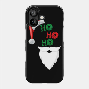 Ho, Ho, Ho Merry Christmas Santa Design Phone Case