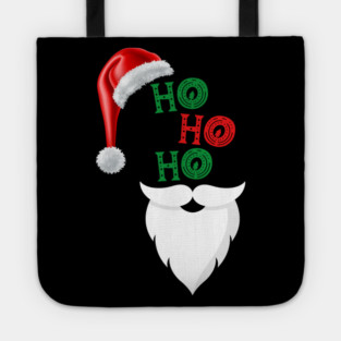 Ho, Ho, Ho Merry Christmas Santa Design Tote