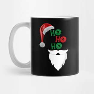Ho, Ho, Ho Merry Christmas Santa Design Mug