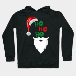 Ho, Ho, Ho Merry Christmas Santa Design Hoodie