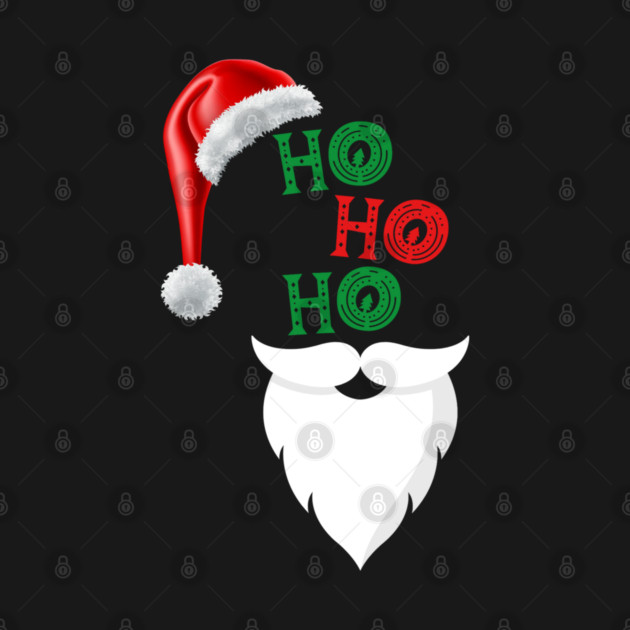 Ho, Ho, Ho Merry Christmas Santa Design by BirdsnStuff