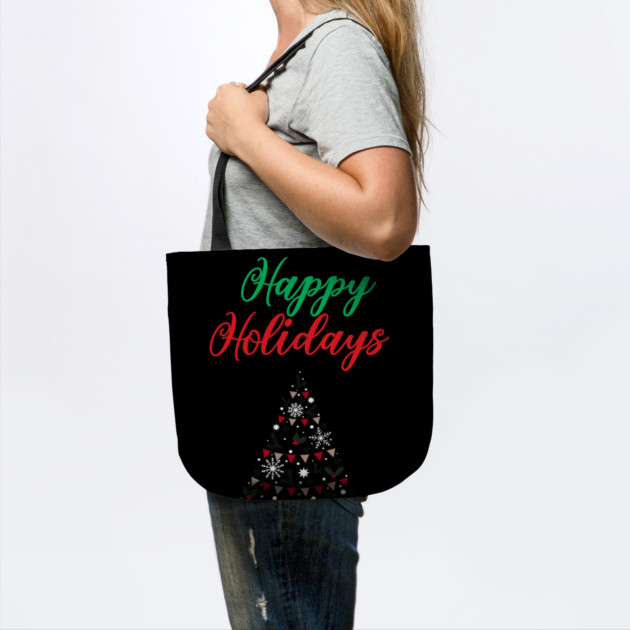 Happy Holidays, Xmas, Christmas Tree Design by BirdsnStuff