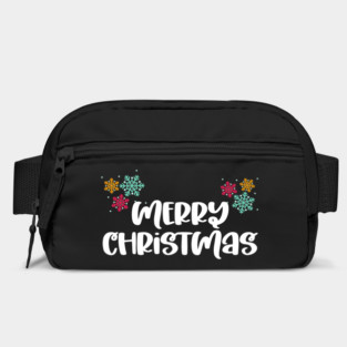 Merry Christmas Snowflakes Design Bag