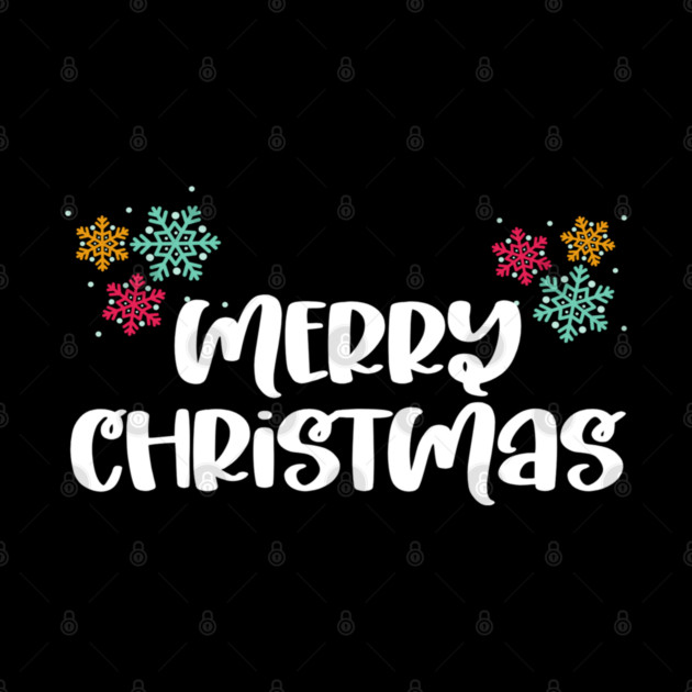 Merry Christmas Snowflakes Design by BirdsnStuff