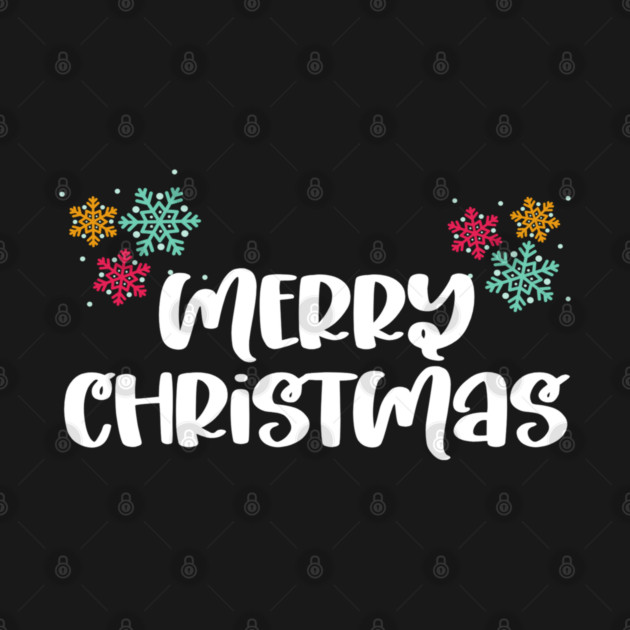 Merry Christmas Snowflakes Design by BirdsnStuff