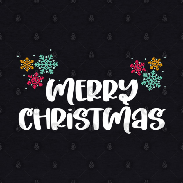 Merry Christmas Snowflakes Design by BirdsnStuff