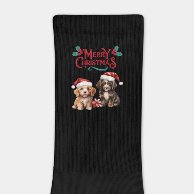 Merry Christmas Puppy Festive by BirdsnStuff