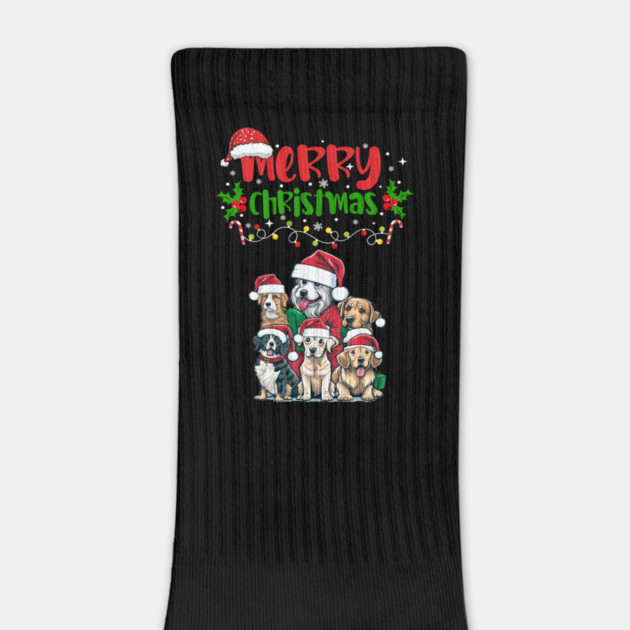 Merry Christmas Puppy Festive by BirdsnStuff