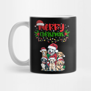 Merry Christmas Puppy Festive Mug