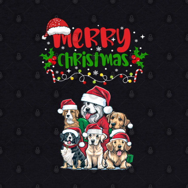 Merry Christmas Puppy Festive by BirdsnStuff