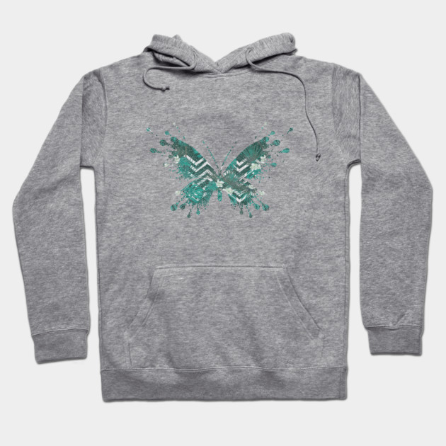 Butterfly Tropical Hoodie by logiamerch