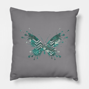 Butterfly Tropical Pillow