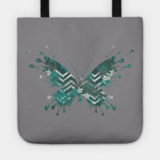 Butterfly Tropical Tote